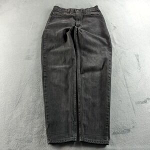 Vintage 90s Levis 550 Jeans 34x34 (Fits 30x33) Black Faded Relaxed Wide Grunge